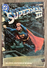 Load image into Gallery viewer, Superman III The Official Adaptation of the Movie! No. #1 1983 DC Comics