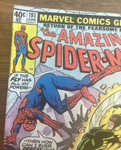 Load image into Gallery viewer, The Amazing Spider-Man No. #193 1979 Marvel Comics