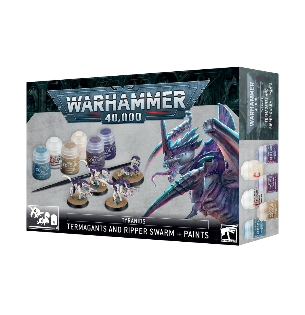 Warhammer 40,000 Termagants and Ripper Swarm & Paints