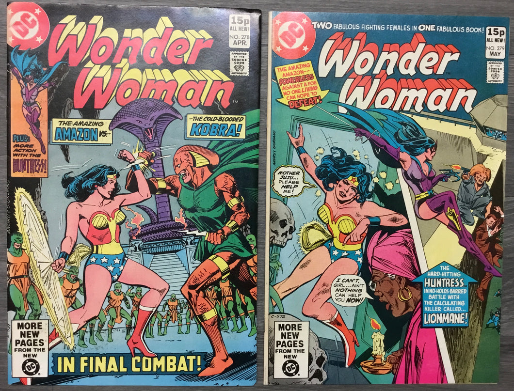 Wonder Woman No. #278-279 1981 DC Comics