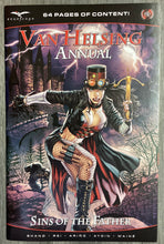 Load image into Gallery viewer, Van Helsing Annual: Sins of the Father 2023 Zenoscope Comics
