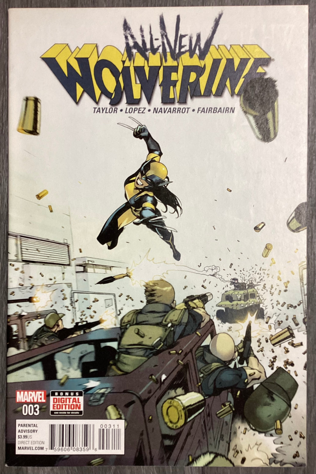 All-New Wolverine No. #3 2016 Marvel Comics