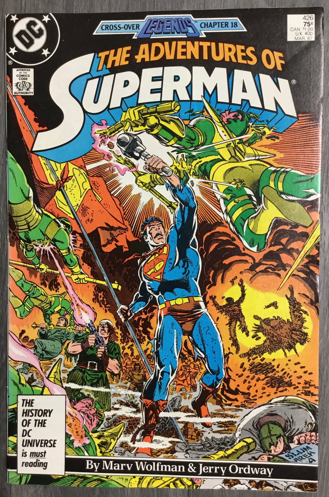 Adventures of Superman No. #426 1987 DC Comics