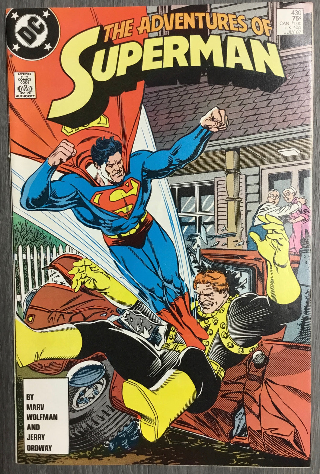 Adventures of Superman No. #430 1987 DC Comics