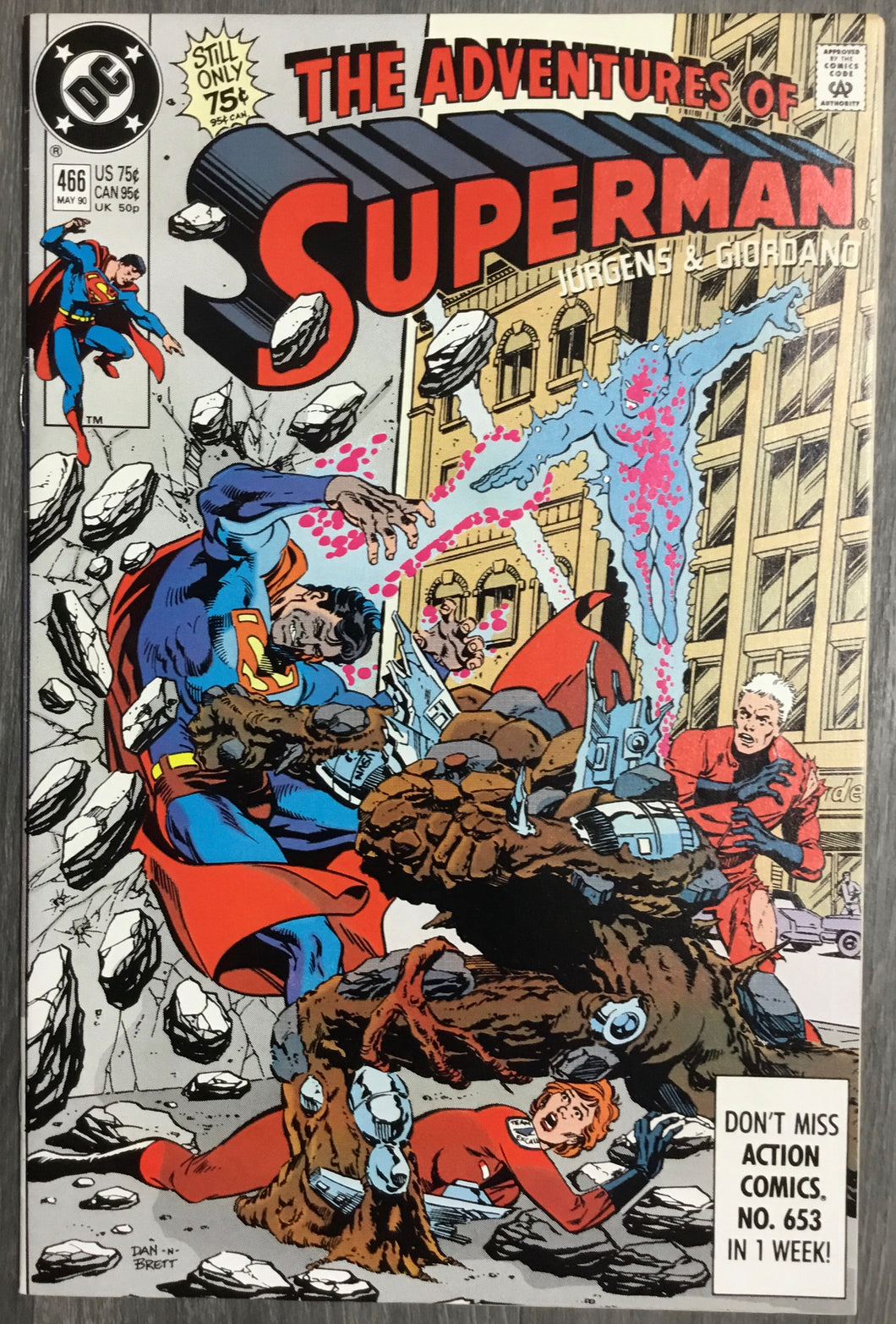 Adventures of Superman No. #466 1990 DC Comics