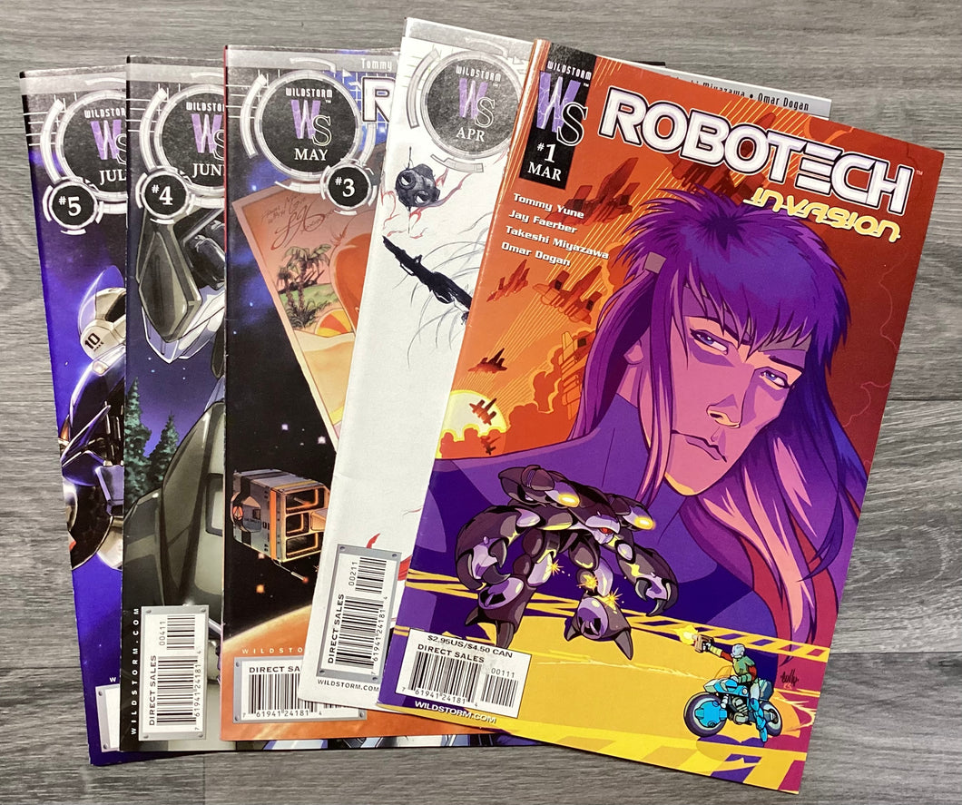 Robotech: Invasion No. #1-5 2004 Wildstorm Comics