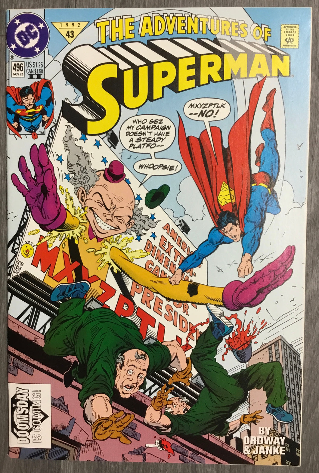Adventures of Superman No. #496 1992 DC Comics