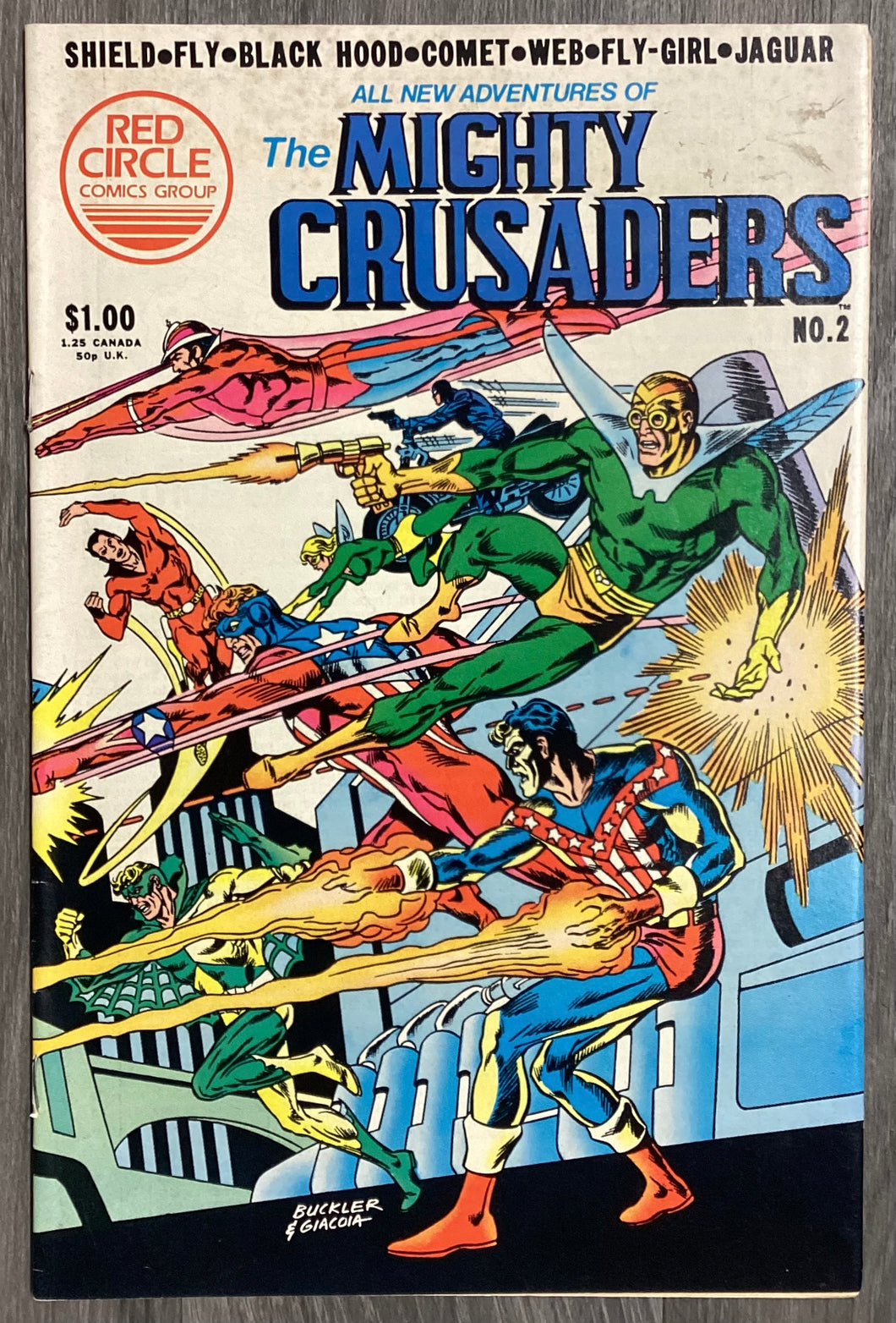 The All New Adventures of the Mighty Crusaders No. #2 1983 Red Circle Comics