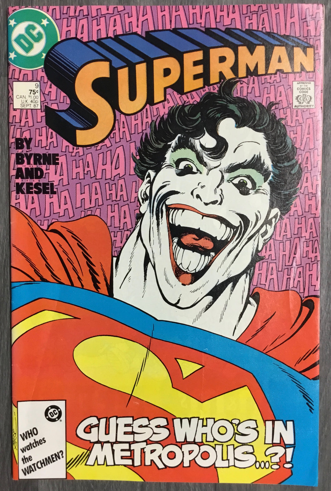 Superman No. #9 1987 DC Comics