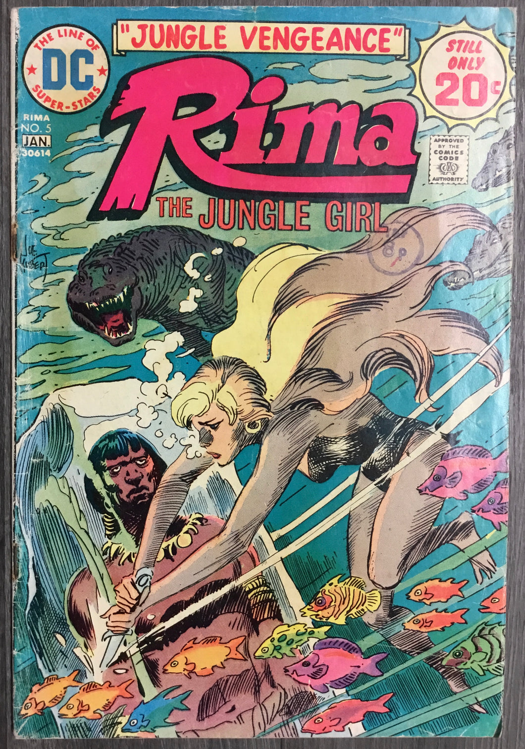 Rima, The Jungle Girl No. #5 1975 DC Comics