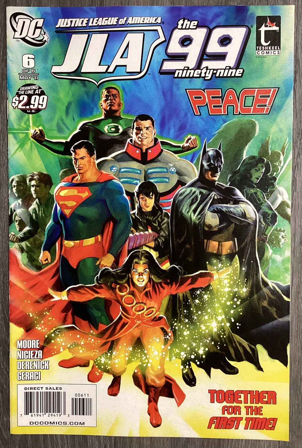 Justice League of America/The 99 No. #6 2011 DC Comics