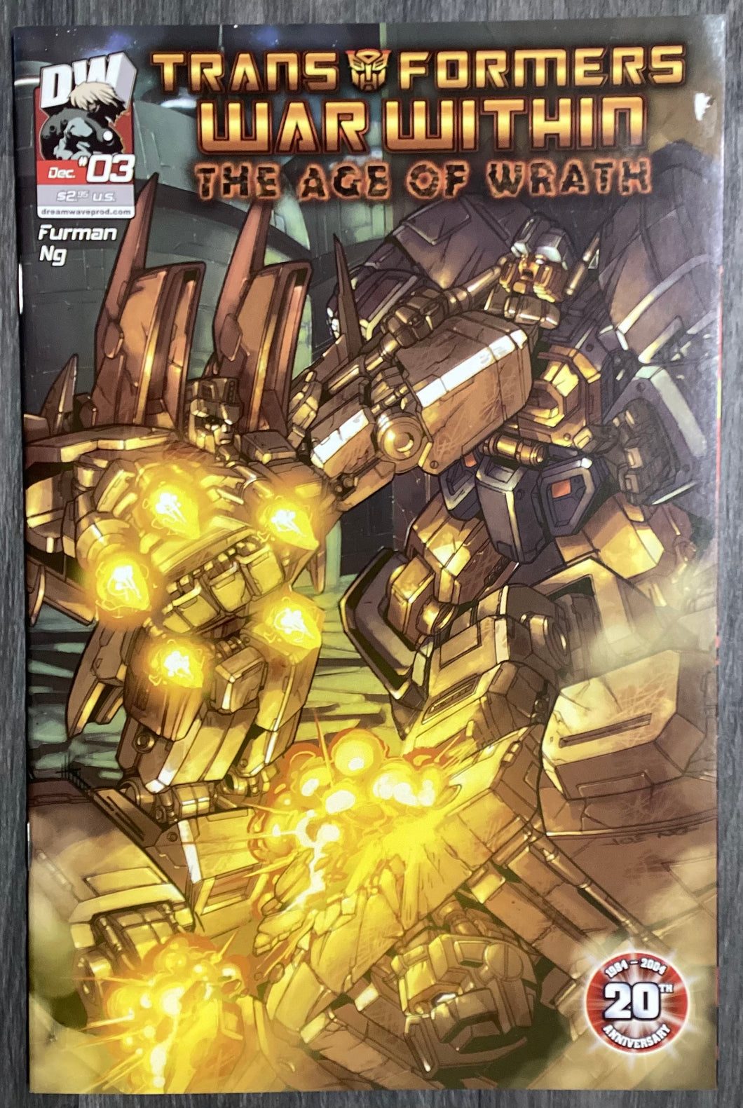 The Transformers War Within: The Age of Wrath No. #3 2004 Dreamwave Productions