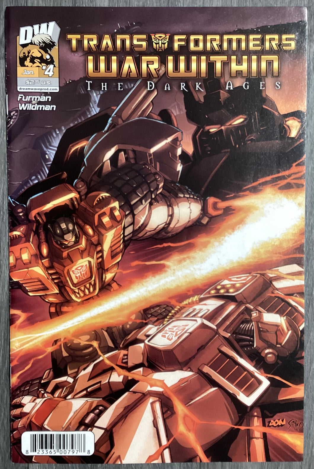 The Transformers War Within: The Dark Ages No. #4 2004 Dreamwave Productions