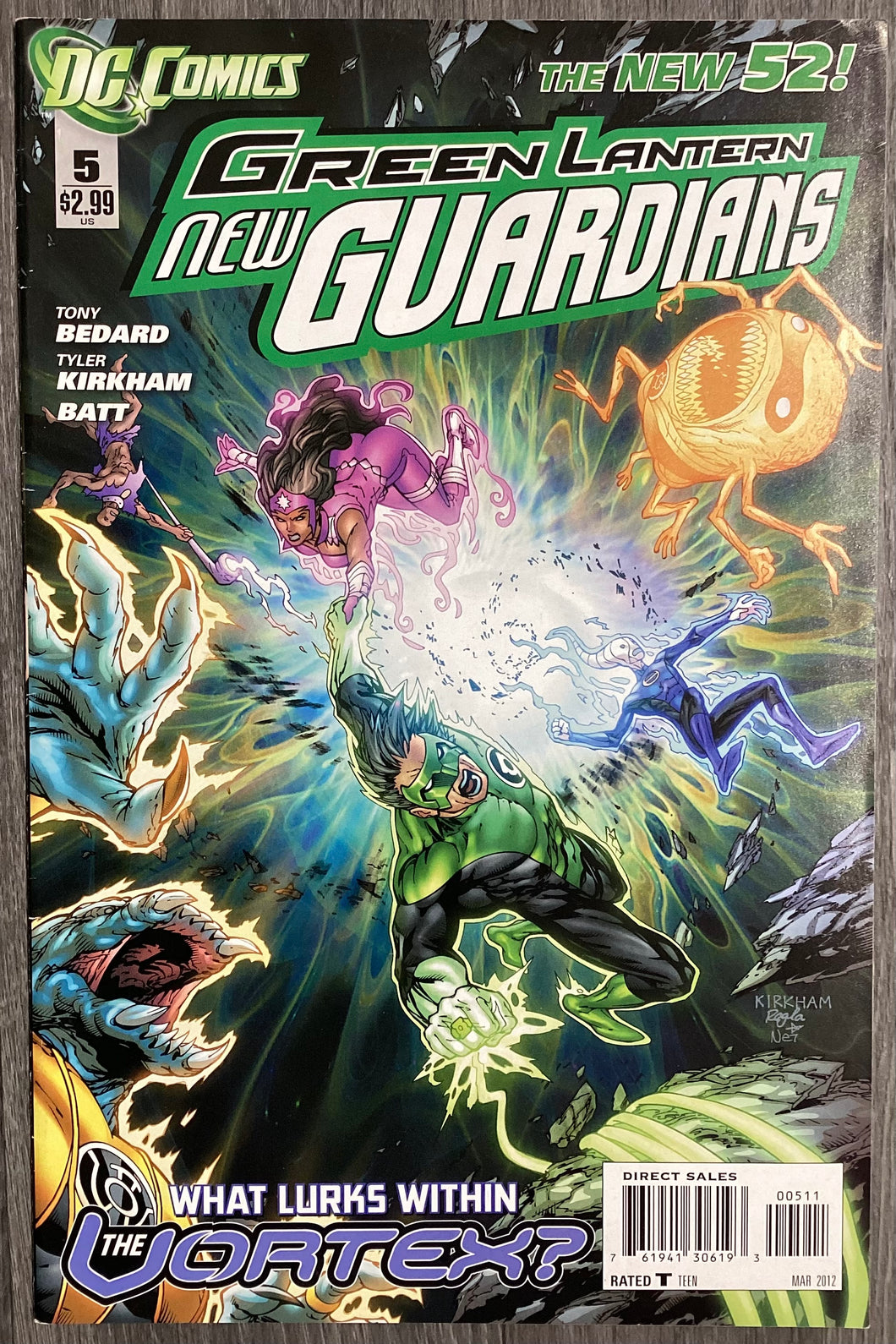 Green Lantern: New Guardians No. #5 2012 DC Comics