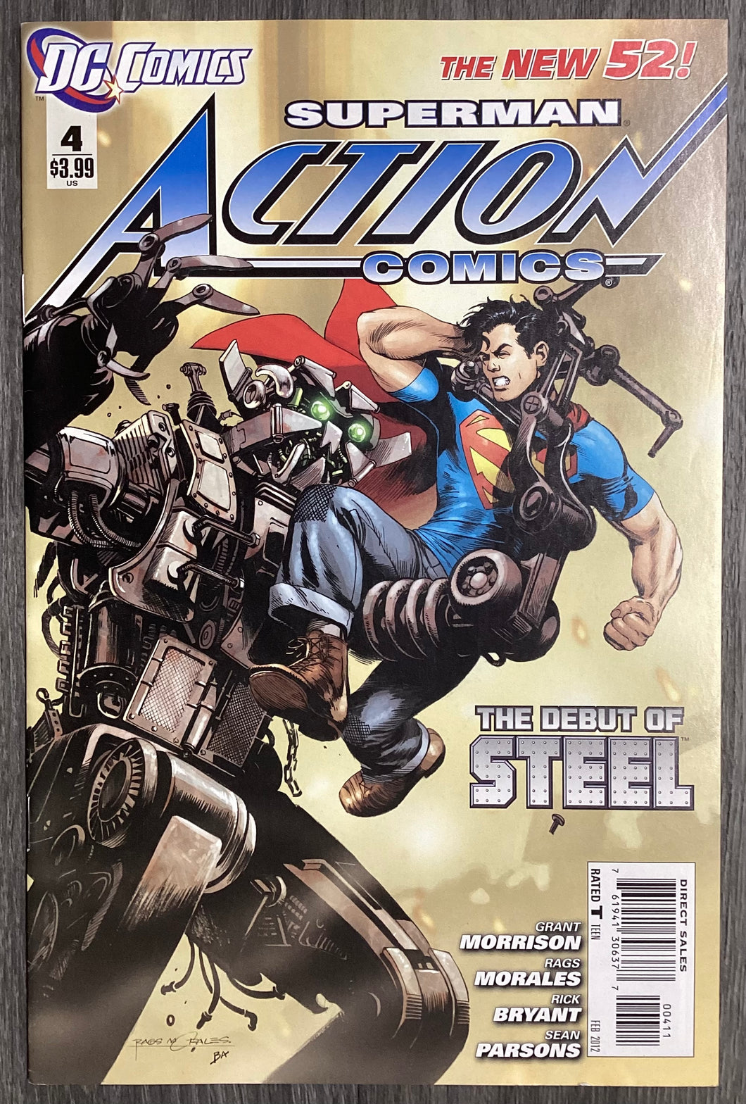 Action Comics (New 52) No. #4 2012 DC Comics