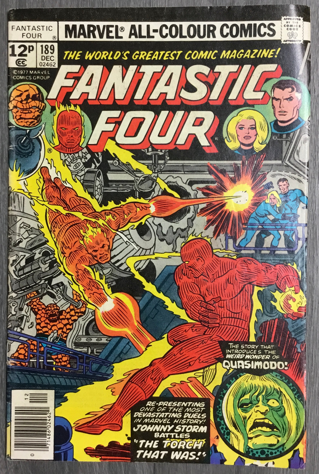 Fantastic Four No. #189 1977 Marvel Comics