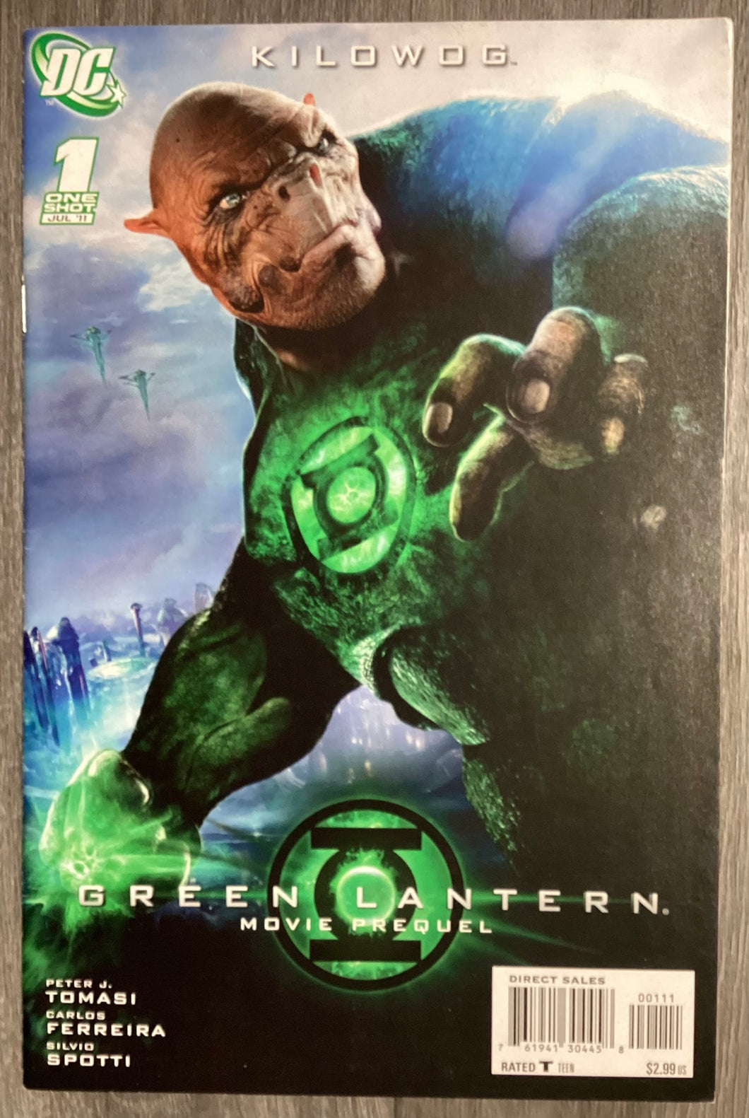 Green Lantern Movie Prequel: Kilowog No. #1 2011 DC Comics