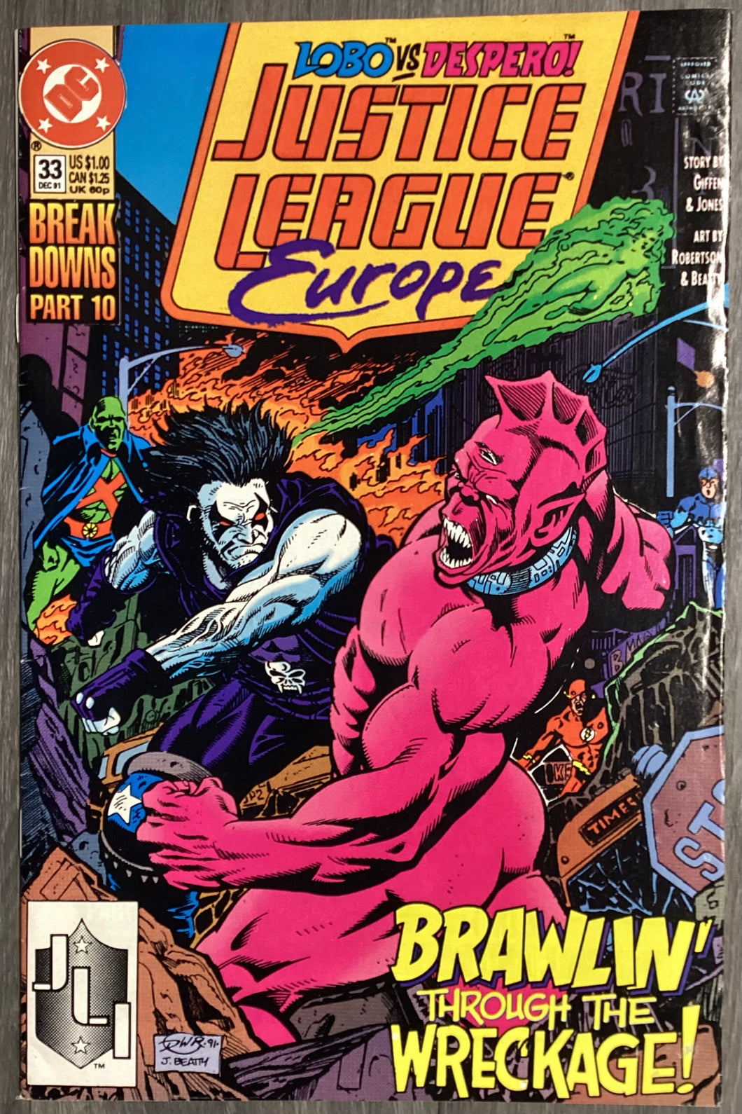 Justice League Europe No. #33 1991 DC Comics