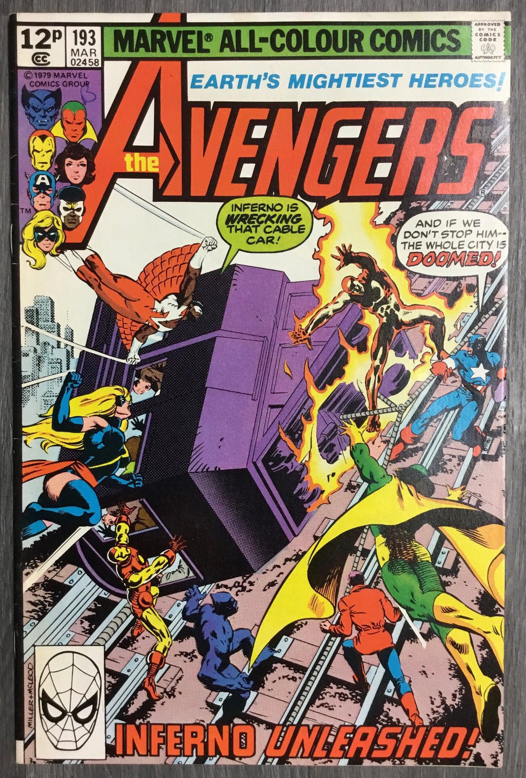 The Avengers No. #193 1979 Marvel Comics