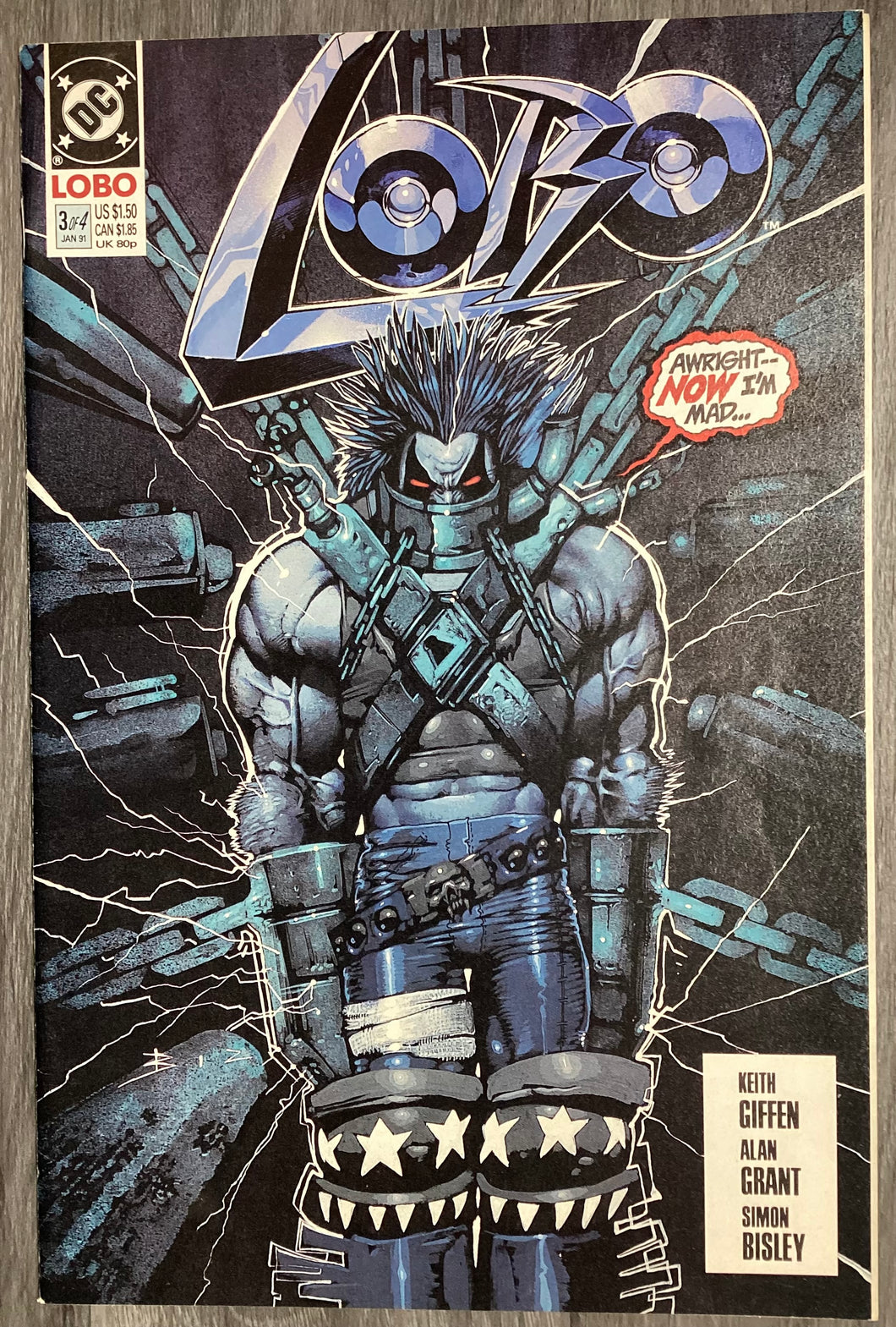 Lobo No. #3 1991 DC Comics