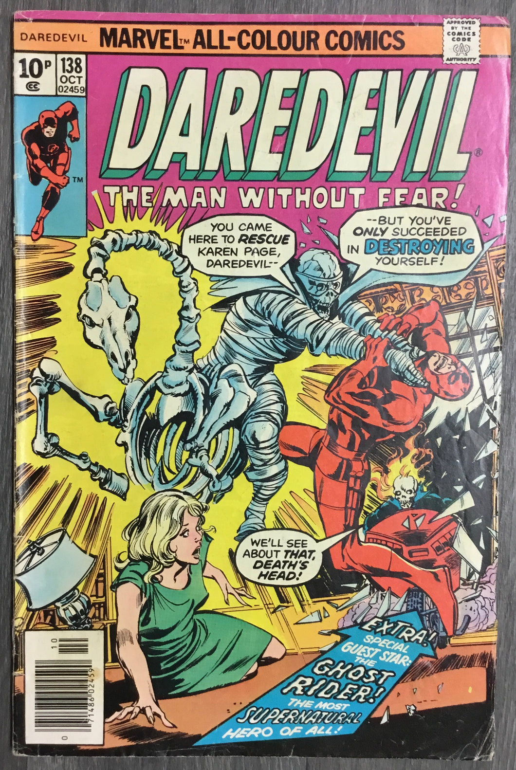 Daredevil No. #138 1976 Marvel Comics