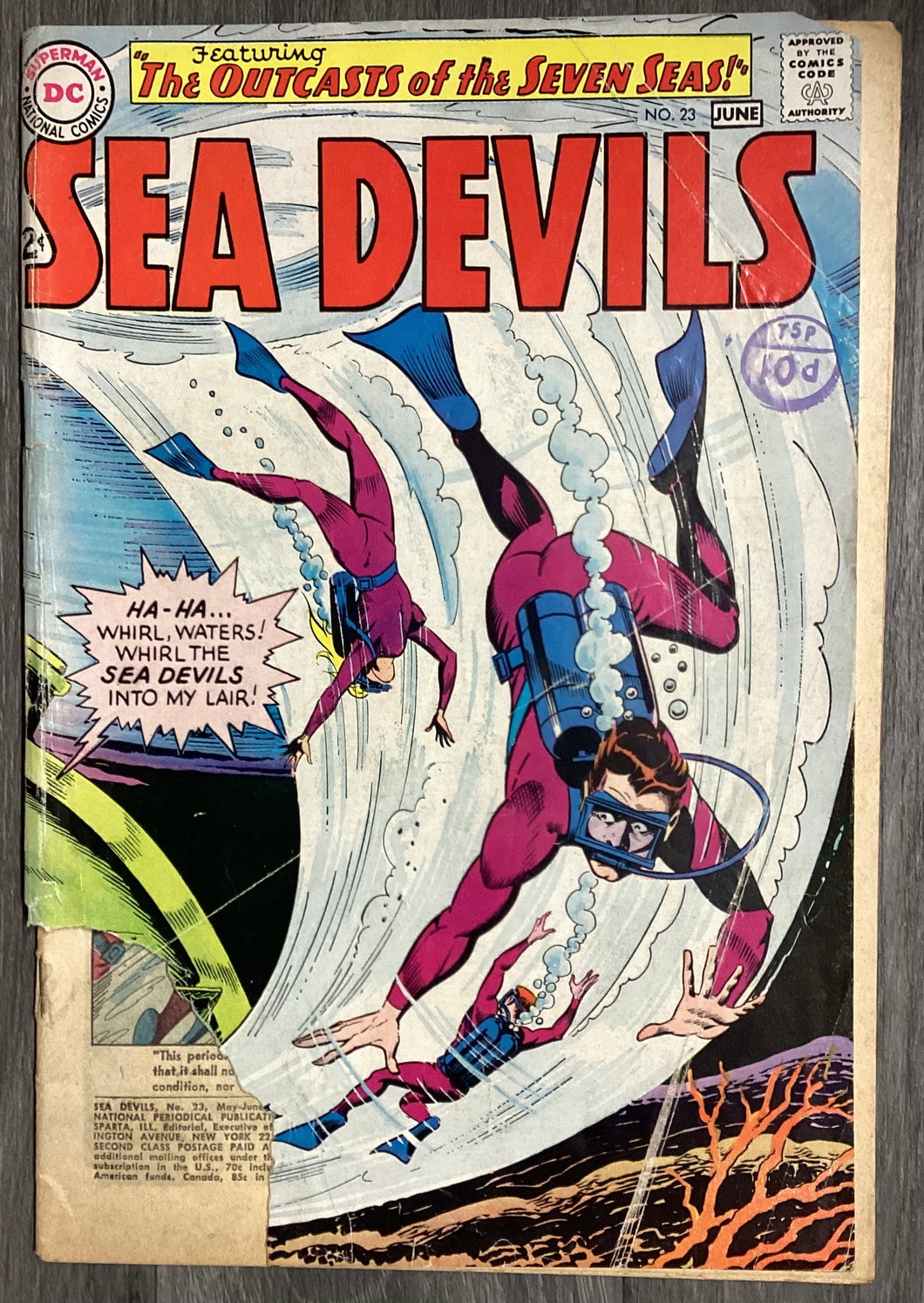 Sea Devils No. #23 1965 DC Comics