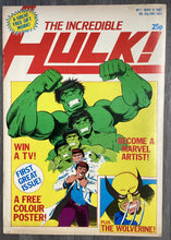 Load image into Gallery viewer, The Incredible Hulk No. #1 1982 Marvel Comics UK
