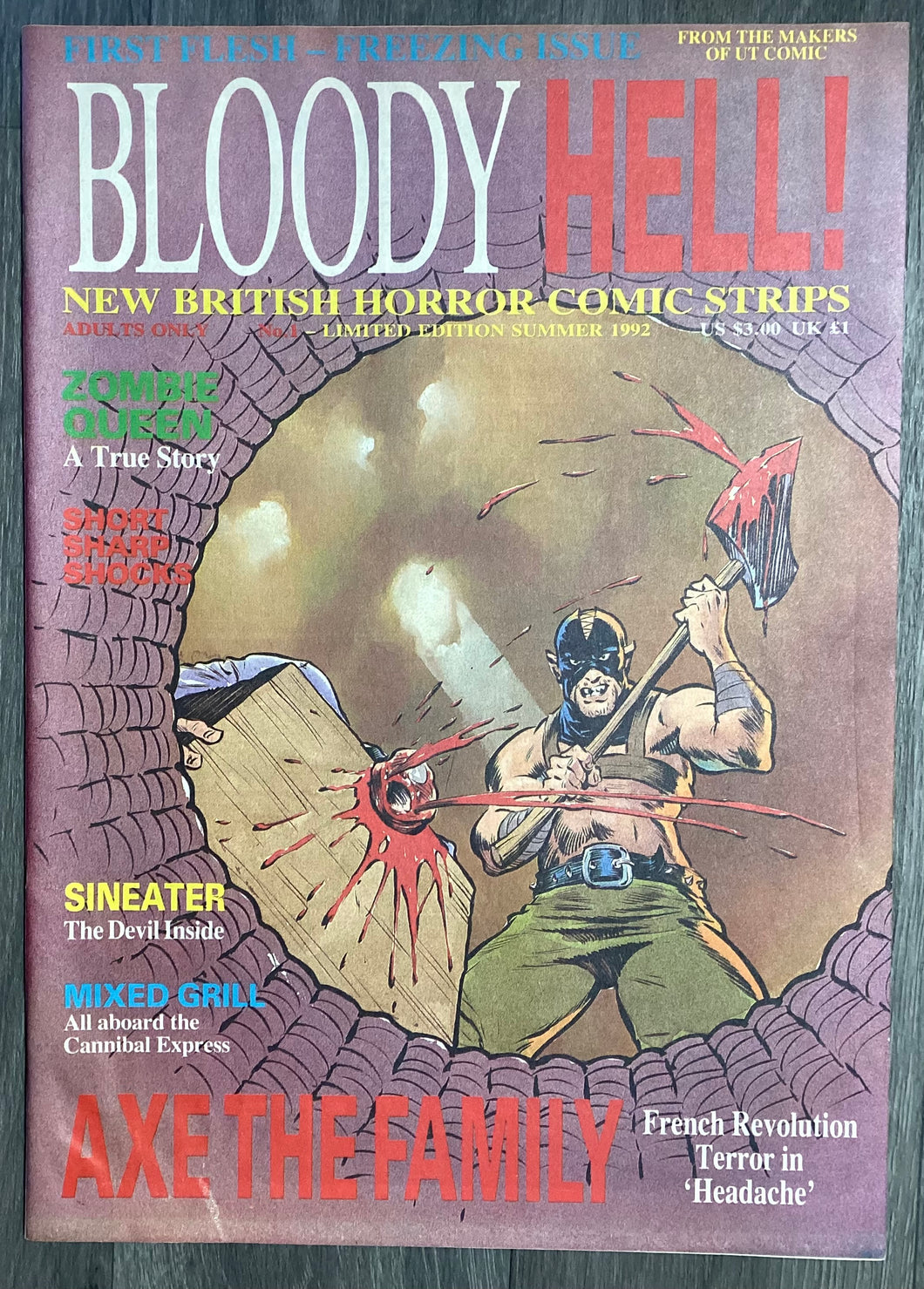 Bloody Hell! No. #1 1992 British Horror Comic