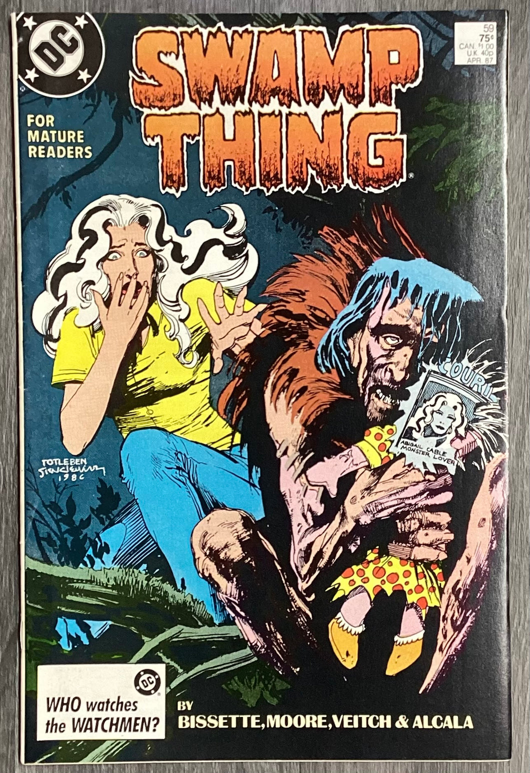 Swamp Thing No. #59 1987 DC Comics