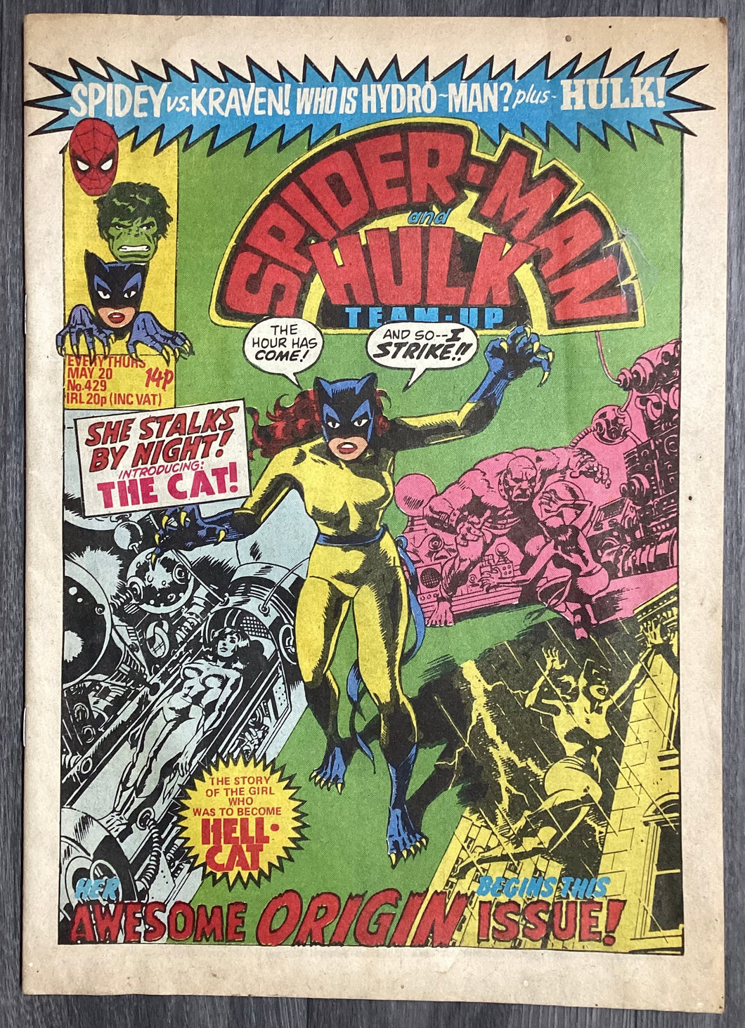 Spider-Man & Hulk Team-Up No. #428 1981 Marvel Comics UK