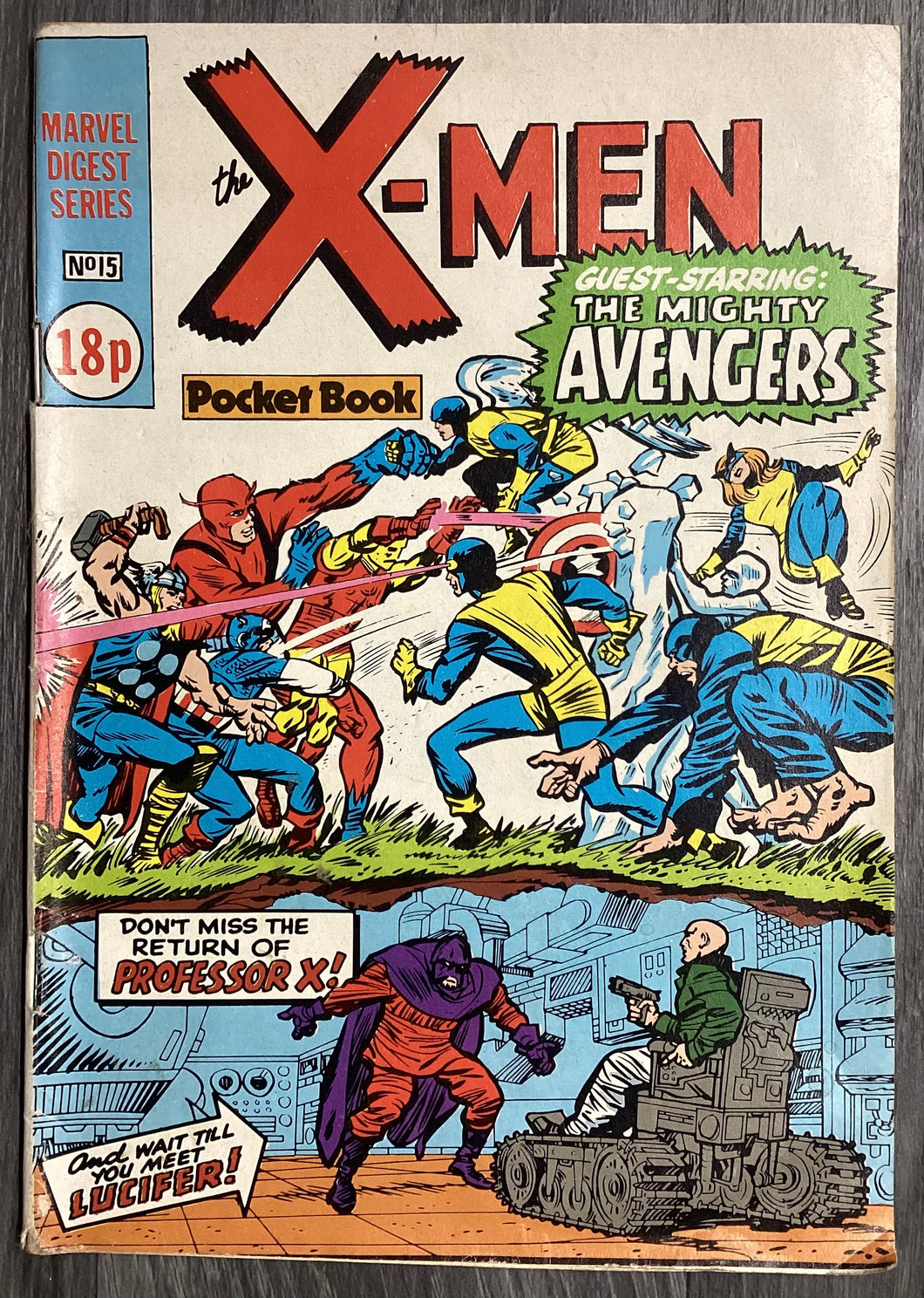 The X-Men Pocket Book No. #15 1981 Marvel Comics UK