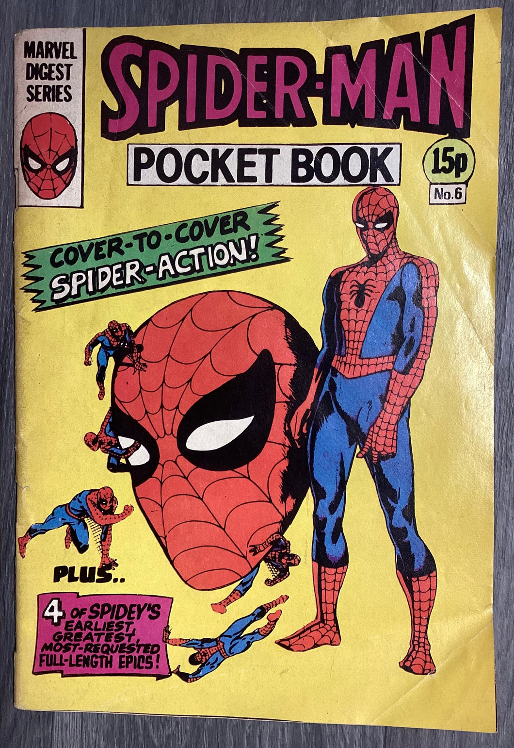 Spider-Man Pocket Book No. #6 1980 Marvel Comics UK