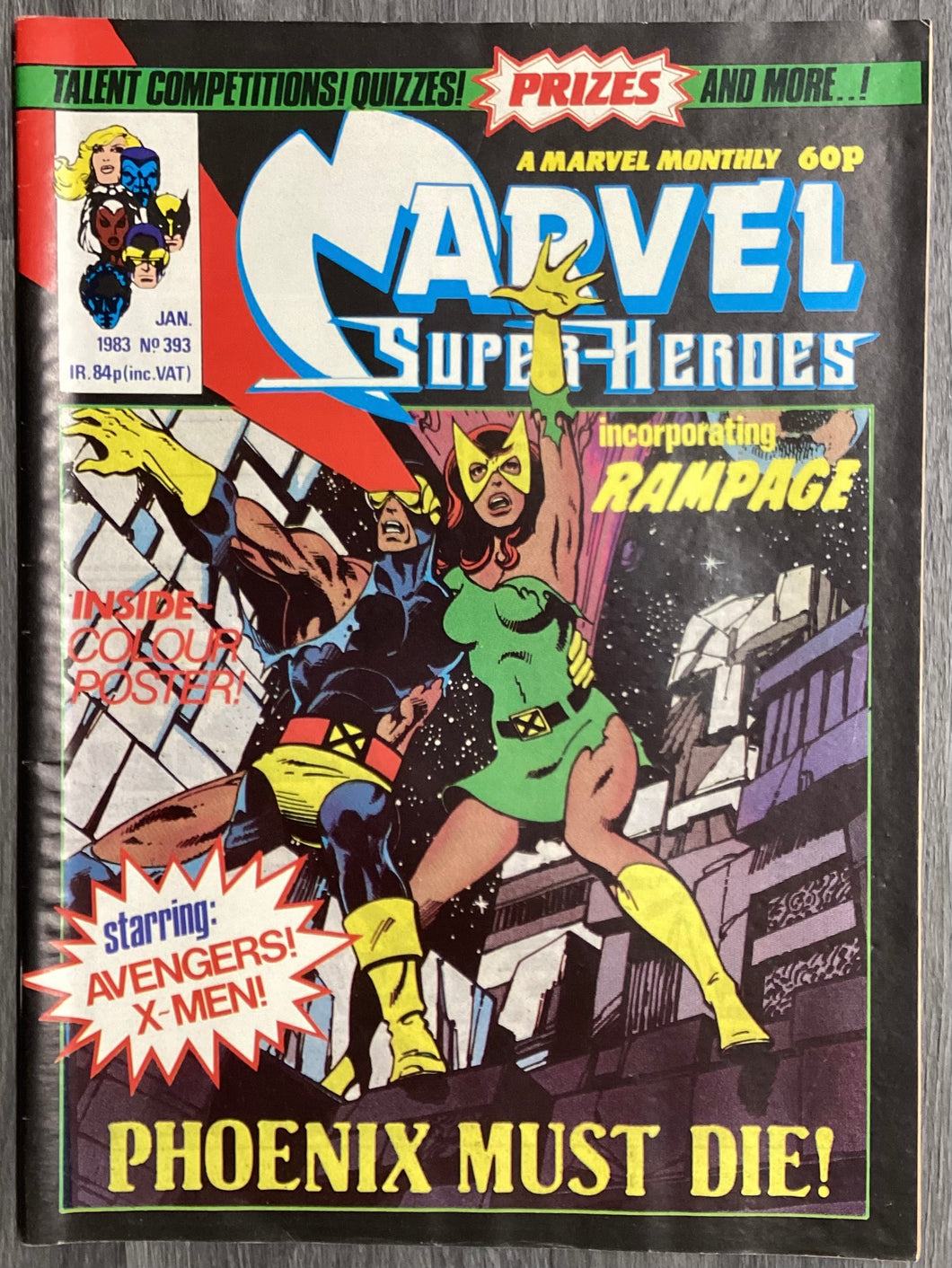 Marvel Super-Heroes No. #393 1983 Marvel Comics UK