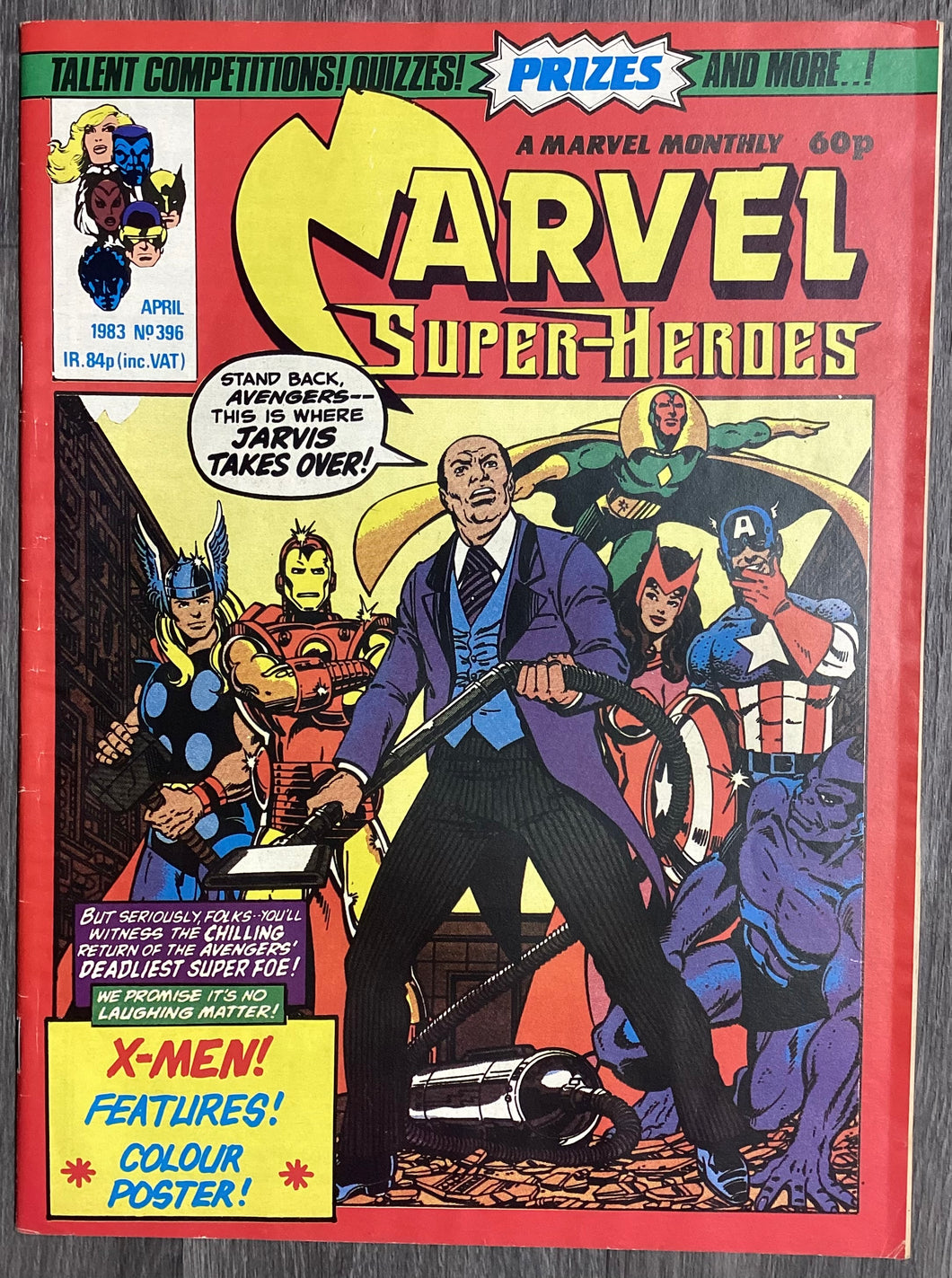 Marvel Super-Heroes No. #396 1983 Marvel Comics UK
