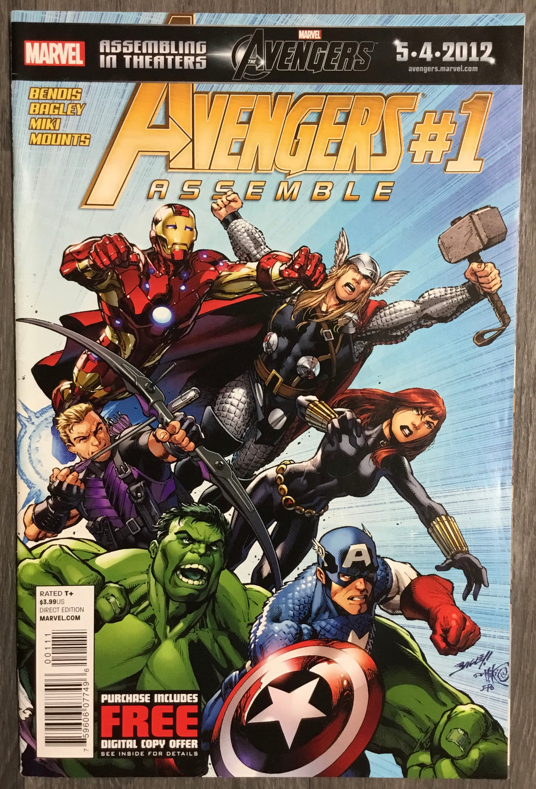 Avengers Assemble No. #1 2012 Marvel Comics