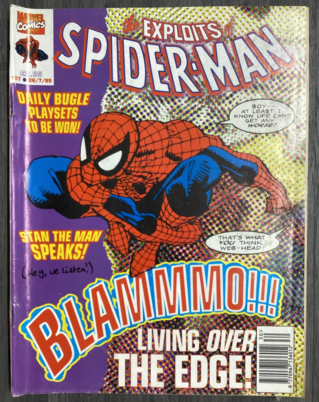 The Exploits of Spider-Man No. #37 1995 Marvel Comics UK