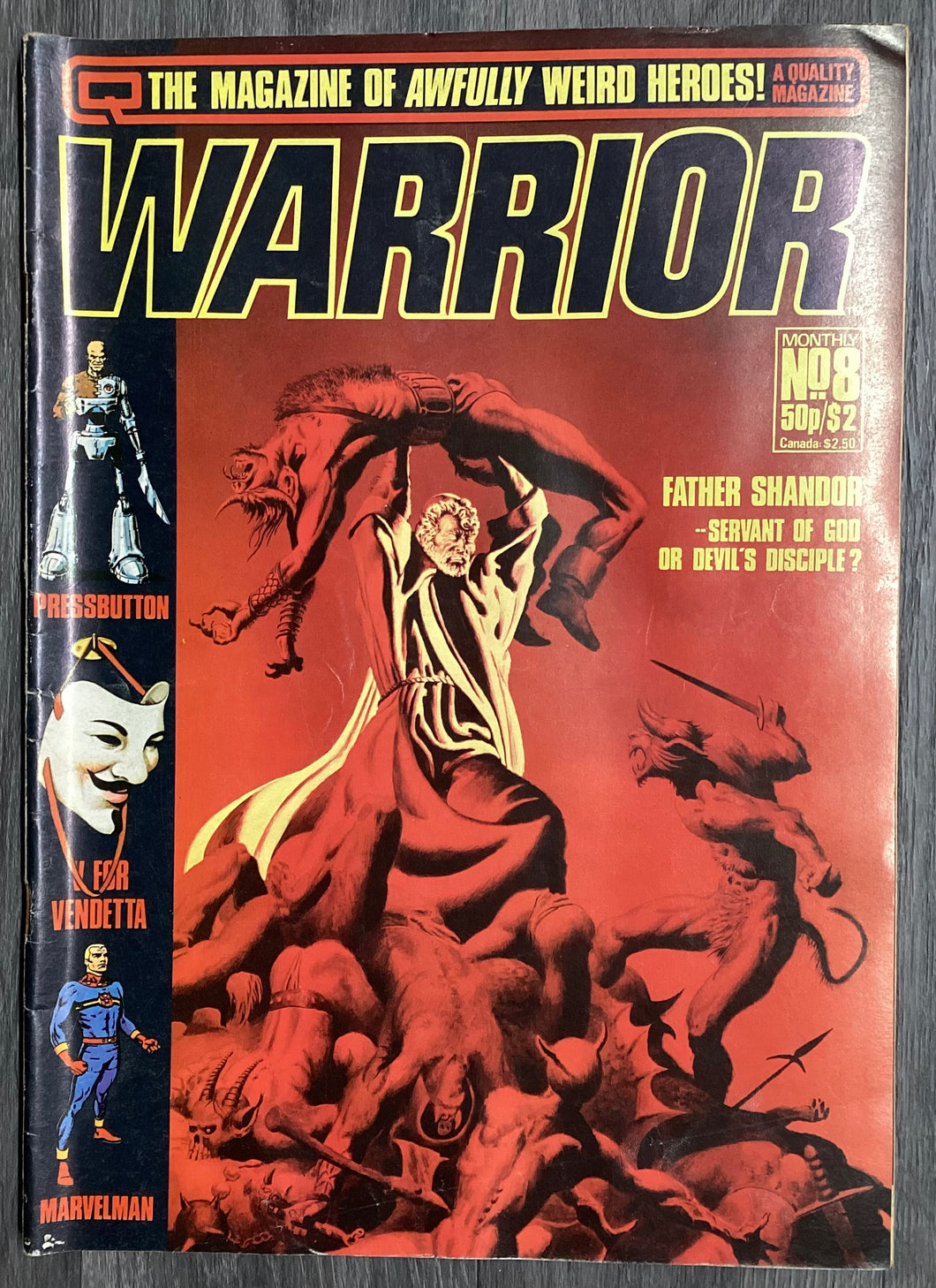 Warrior No. #8 1982 Quality Magazines UK