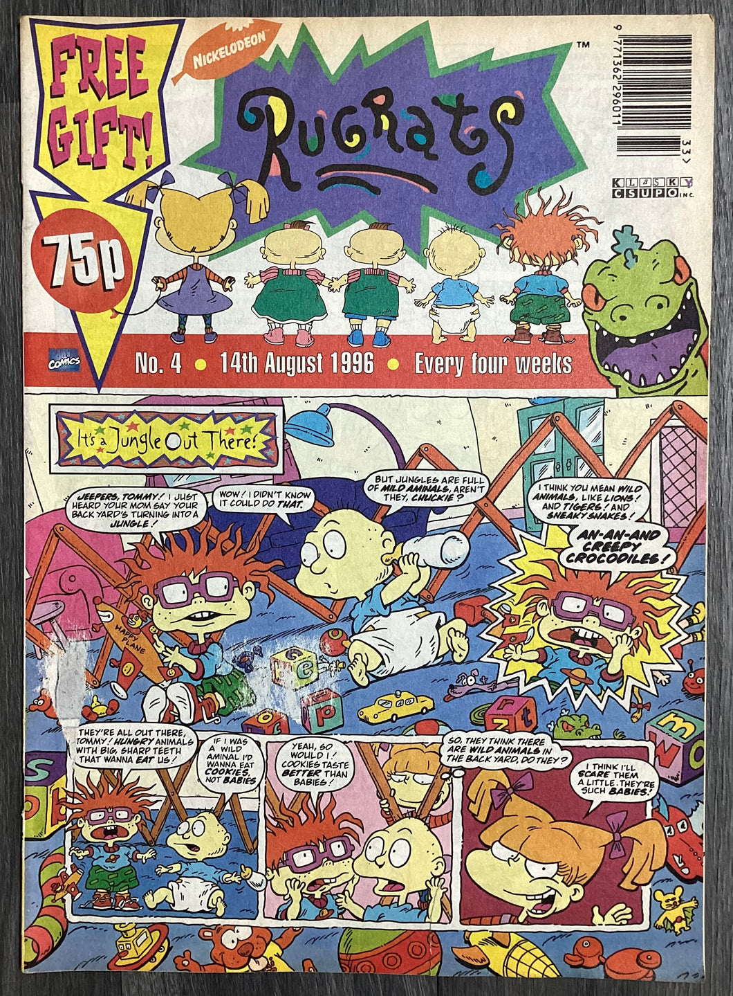 Rugrats No. #4 1994 Nickelodeon/Marvel Comics UK