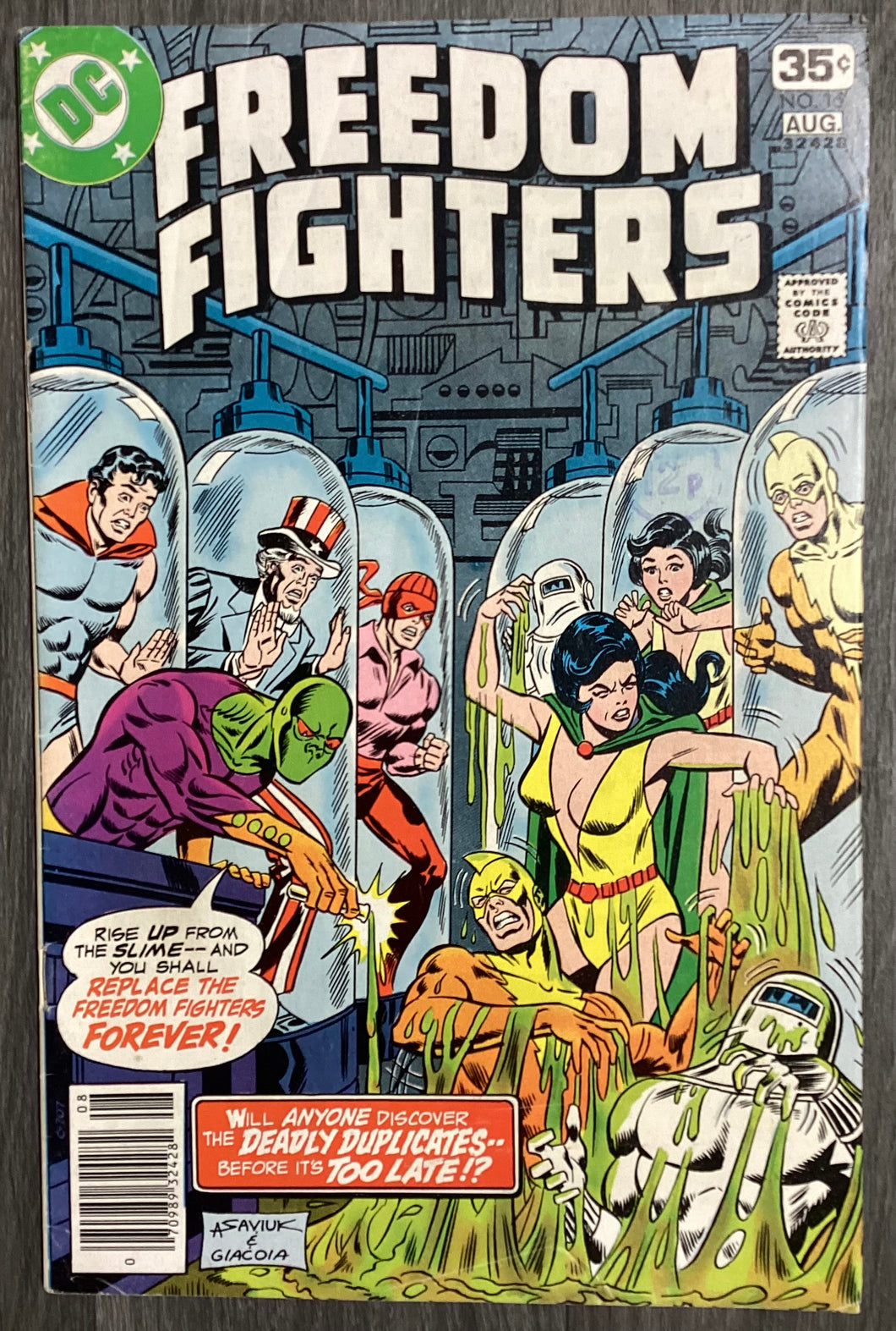 Freedom Fighters No. #15 1978 DC Comics