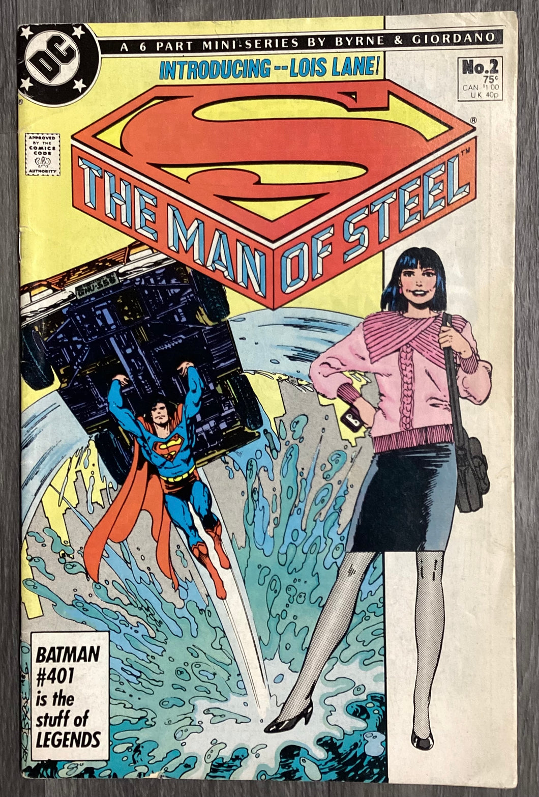 The Man of Steel No. #2 1986 DC Comics