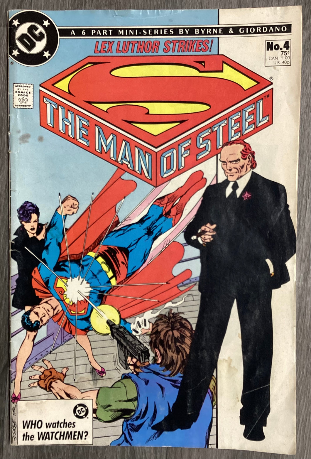 The Man of Steel No. #4 1986 DC Comics