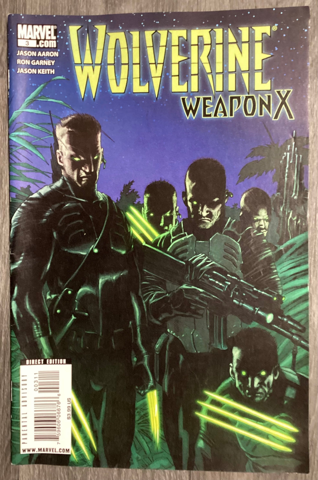 Wolverine: Weapon X No. #3 2009 Marvel Comics