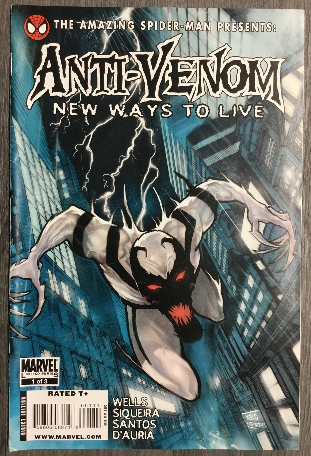 Amazing Spider-Man Presents: Anti-Venom: New ways to Live No. #1 2009 Marvel Comics
