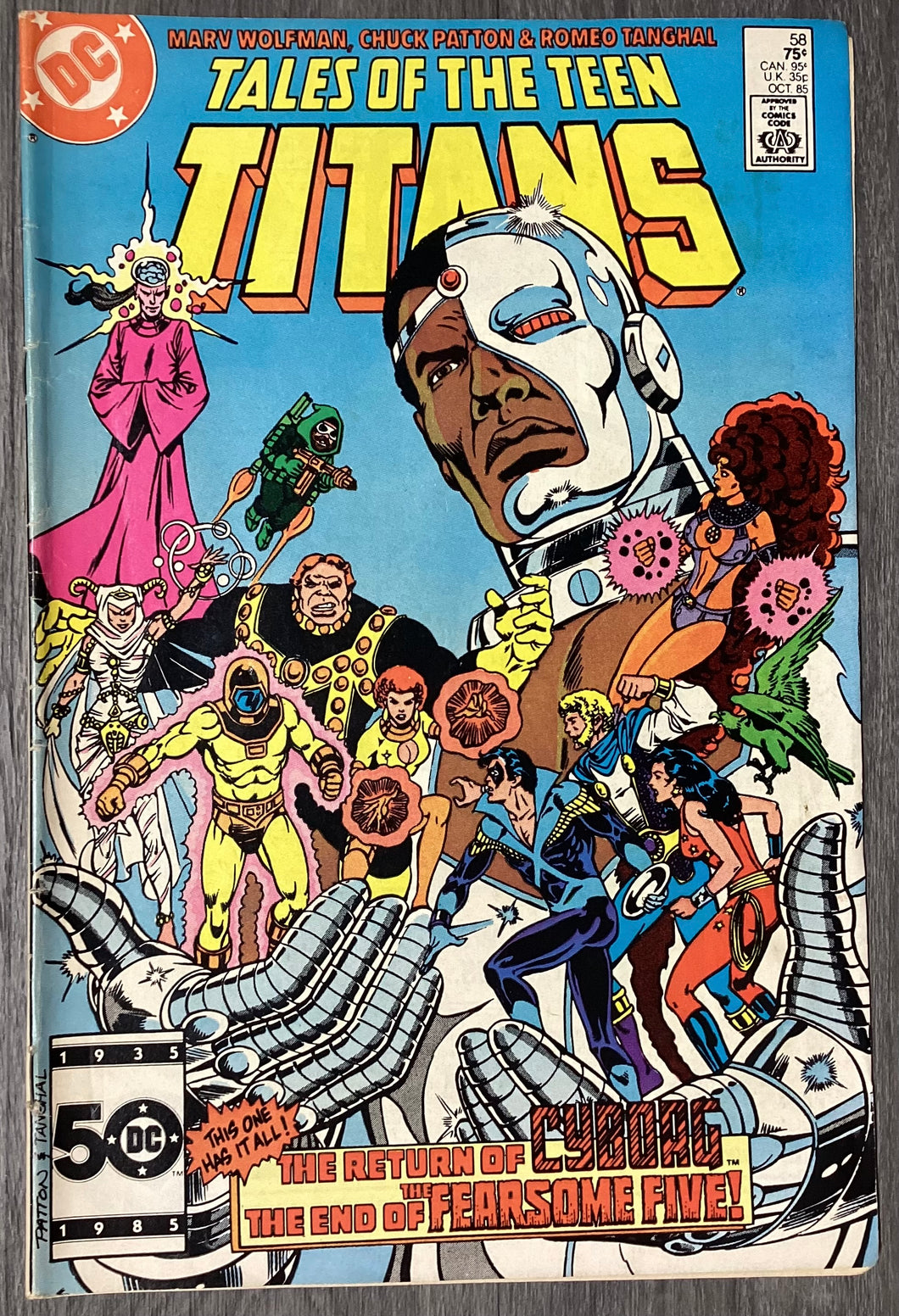 Tales of the Teen Titans No. #58 1985 DC Comics