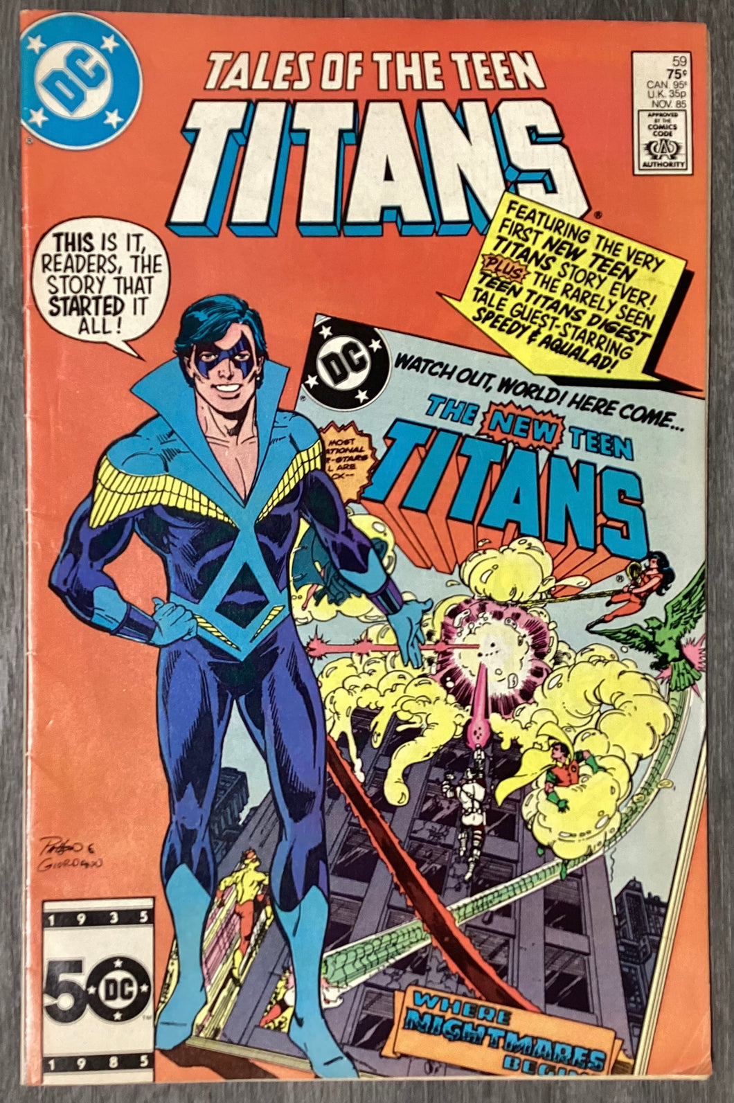 Tales of the Teen Titans No. #59 1985 DC Comics