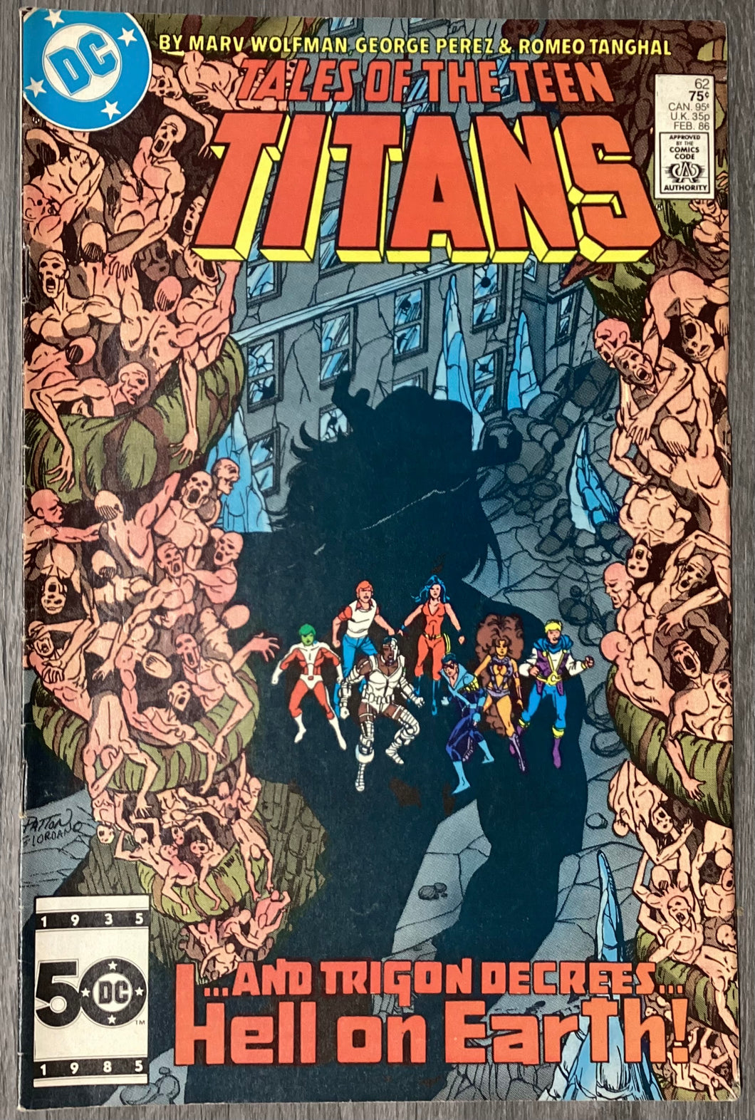 Tales of the Teen Titans No. #62 1986 DC Comics