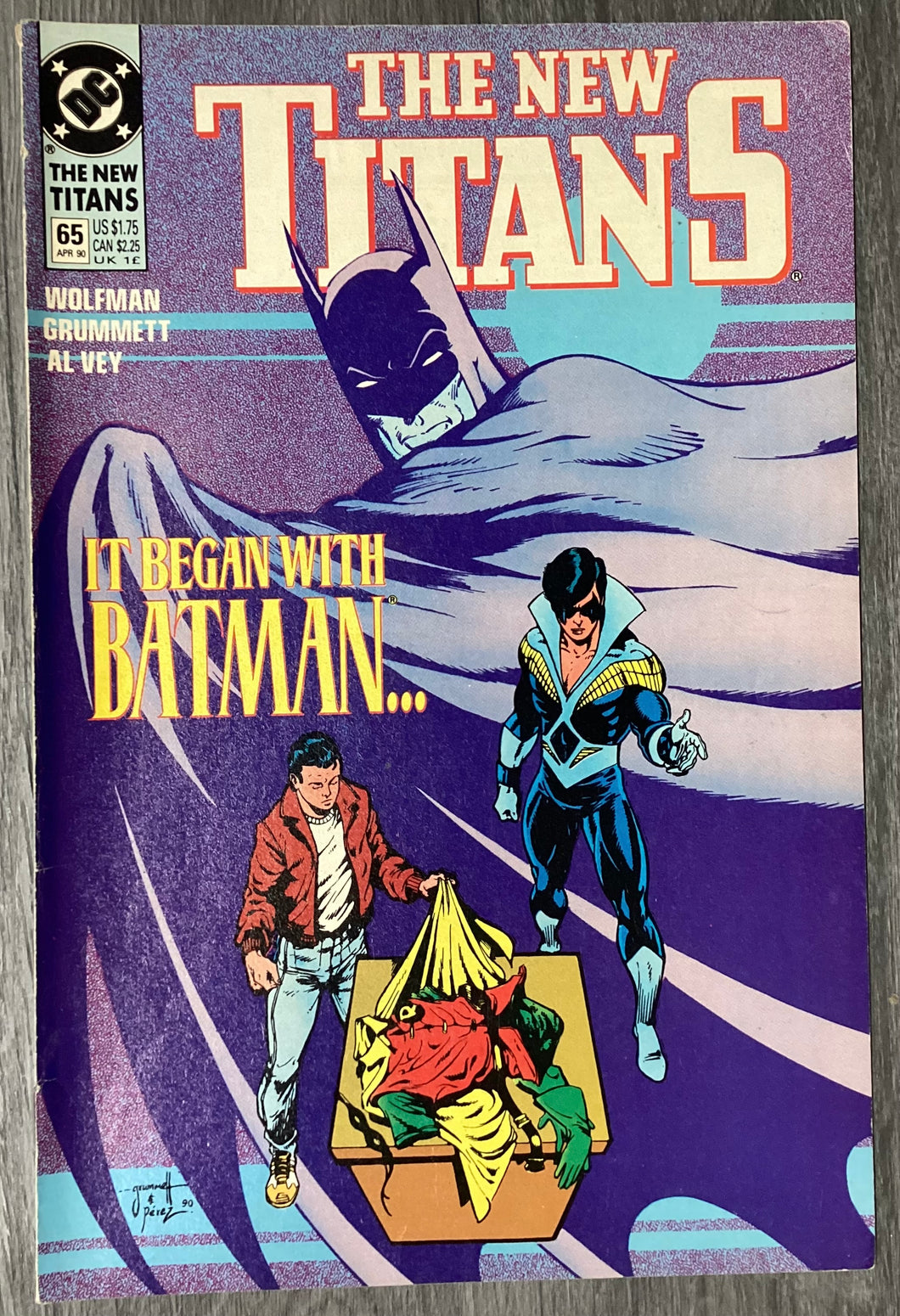 The New Titans No. #65 1990 DC Comics