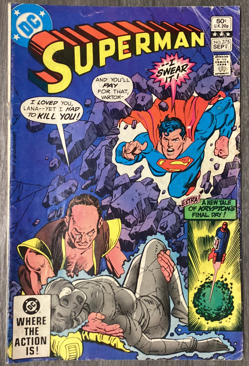 Superman No. #375 1982 DC Comics