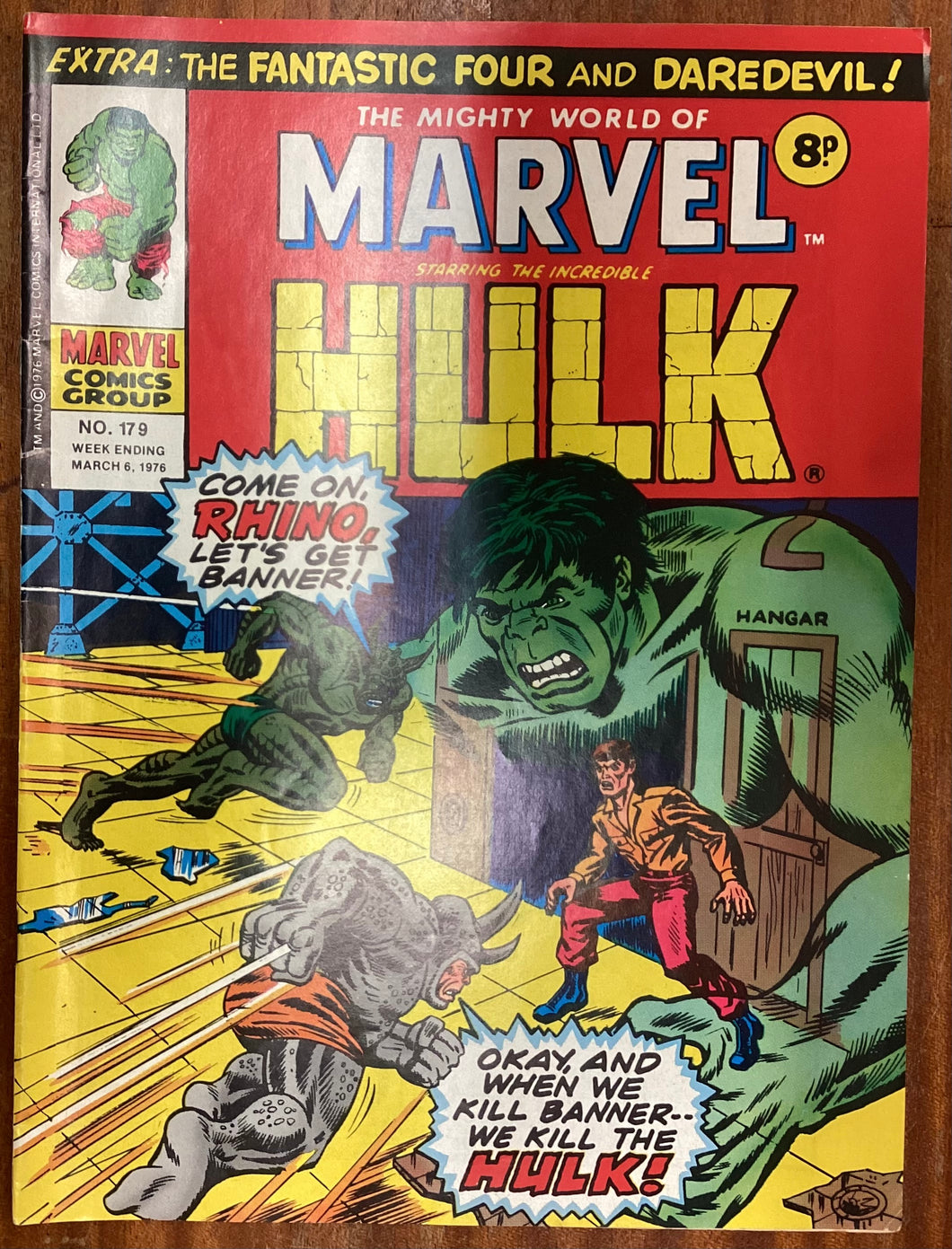 The Mighty World of Marvel No. #179 1976 Marvel Comics UK