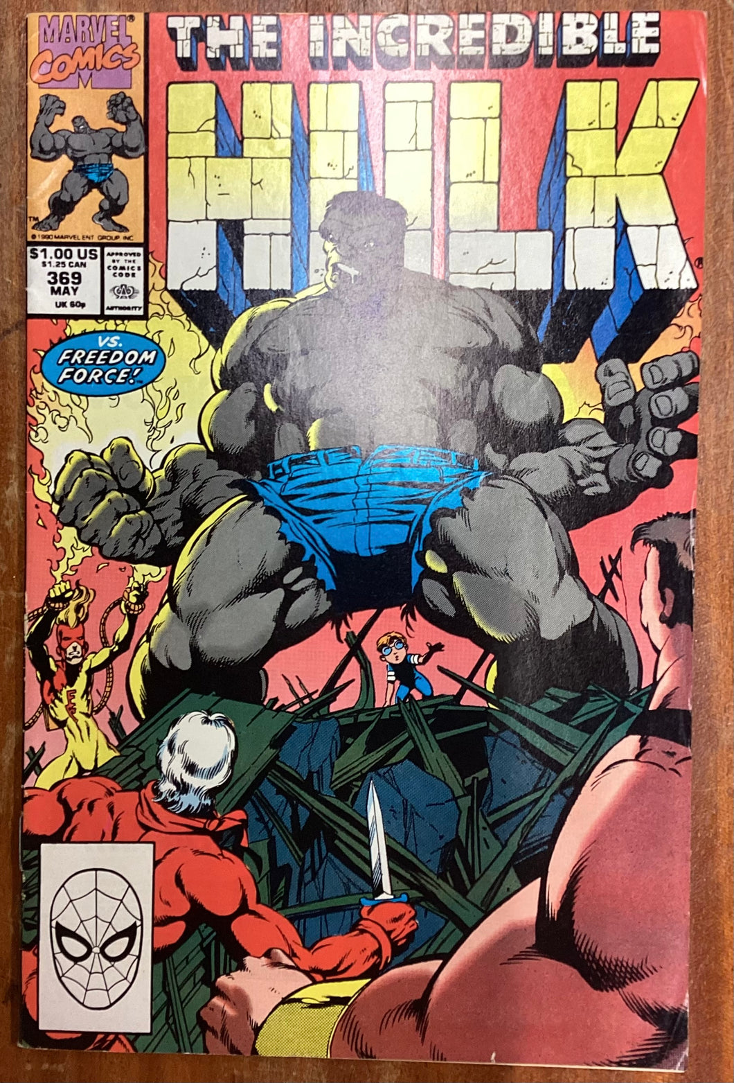 The Incredible Hulk No. #369 1990 Marvel Comics